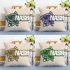 Match With Wild Fishing Prints Nash Pillow Case Anti-dustmite Pillowcase Invisible Zipper Silky Short Plush Sofa Cushion Cover