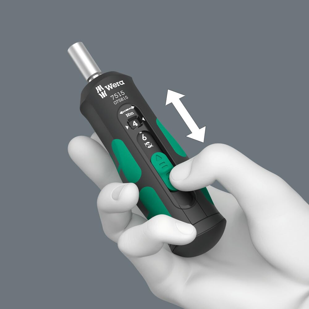 Wera 05075815001 7515 Kraftform Torque Driver Speed Torque Japanese Import Wrench, 2-6Nm [Regular Product]