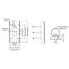 Vertikale Stangenmontagehalterung für und Kameras der 2Hx5-Serie DS-1475ZJ-SUS 26x5, 27x5,