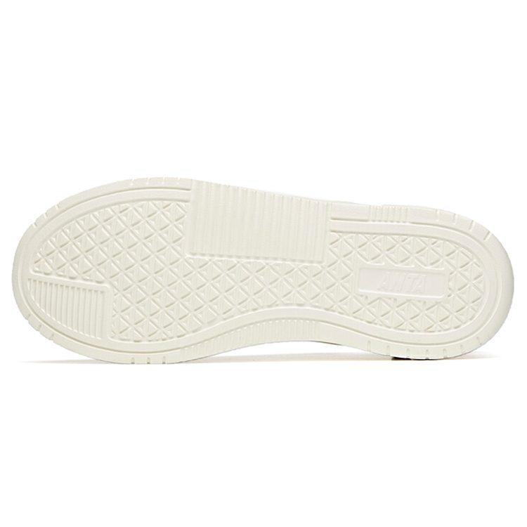 Anta Life Collection Low top Skateboard Shoes Women's Ivory White Green 922128820-4