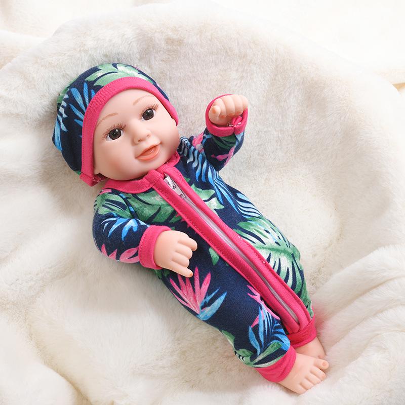 30cm Silicone Reborn Baby Doll - Soft Sleep Companion & Child Role-Playing Toy