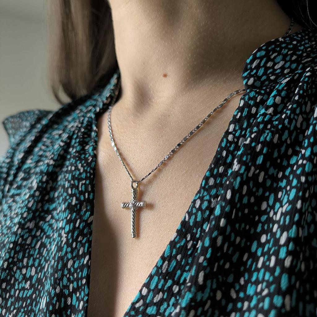 Silver Cross Without Stones (2184171)