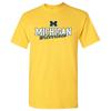 Michigan Wolverines Fresh Script Licensed Unisex T-Shirt