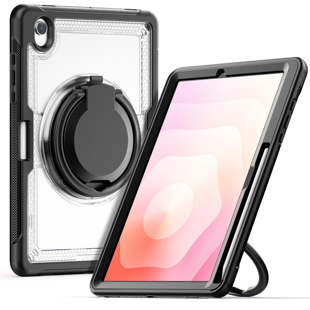 For Samsung Galaxy Tab S10 Lite Case Rotating Kickstand PC + TPU Shockproof Tablet Cover
