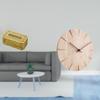 Creative Tissue Paper Storage Holder And Solid Wood Wall Clock Decorative Non Ticking for Home