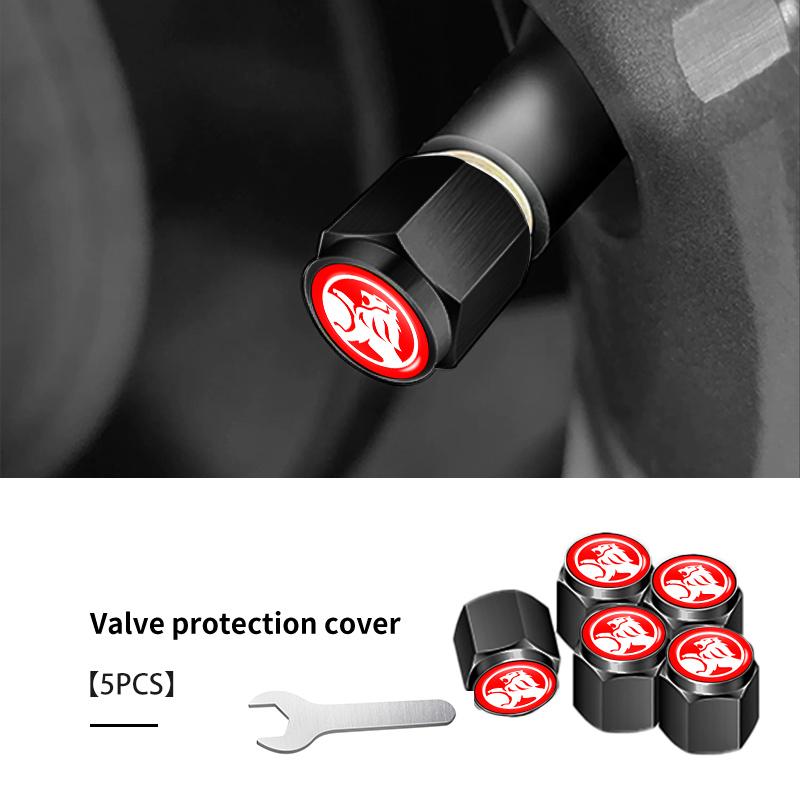 5pcs Car Wheel Tire Air Valve Protection Cap Dust Stem Cover For Holden VT VX VU VY HSV Astra H SV Colorado 7 2012-2023 Cruze