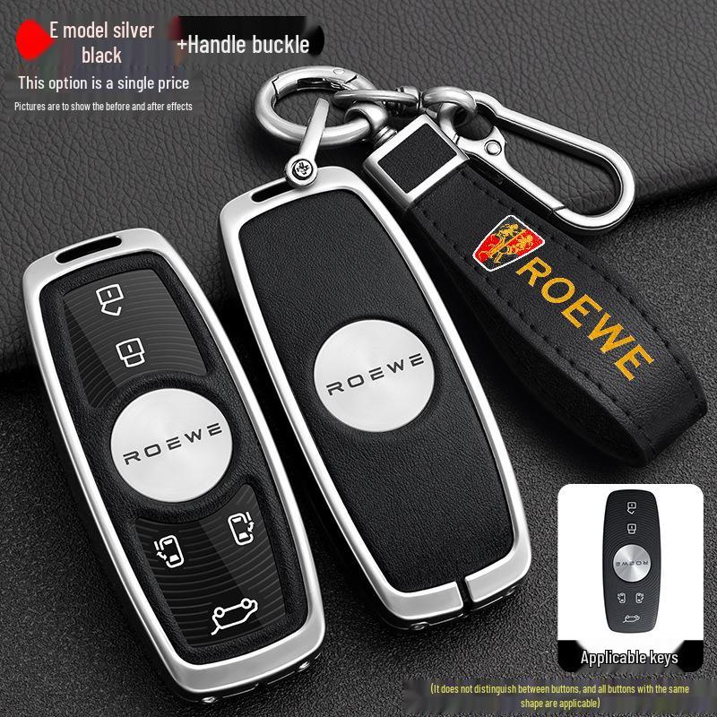 Roewe iMAX8 EV RX9 2023 Car Key Case – Metal Protective Shell with Buckle