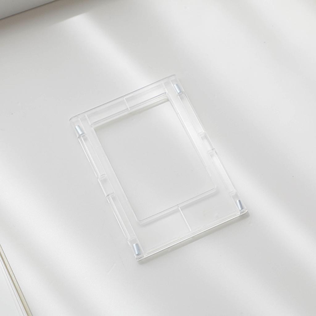 3-inch Magnetic Folding Photo Frame Bedroom Desktop Display Frame Transparent Refrigerator Magnet Photo Decoration Ornaments