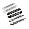 2PC 3D Metal EXCLUSIVE Side Fender Sticker Emblem Badge Car For Mercedes Benz W205 W213 C43 C63 C200 E300 E200 AMG Accessories LB4