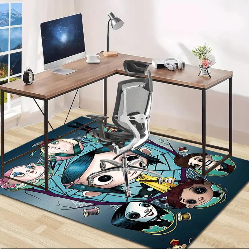 1pc C-Coraline (2) Design Area Rug - Non-Slip, Soft & Cozy Floor Mat for Living Room, Bedroom, Office - Indoor/Outdoor Decorative Carpet