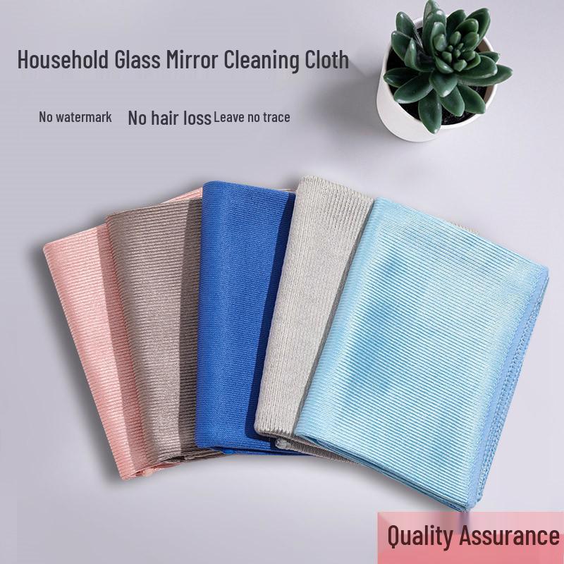 

Ткань для чистки стекла и зеркал без ворса с текстурой рыбьей чешуи - Блеск без разводов для чистки стола, бокалов и экранов Edged 30*40cm серый