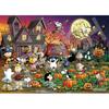 Epoch 500 Piece Jigsaw Puzzle PEANUTS Snoopy Halloween Night (38 X 53cm) 06-704s with Glue and Spatula with Score Ticket EPOCH
