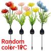 Solar Powered Spider Lily Flower Stake Lights Waterproof Outdoor Garden Decor Lamp for Yard Patio Camping Wedding Decoration