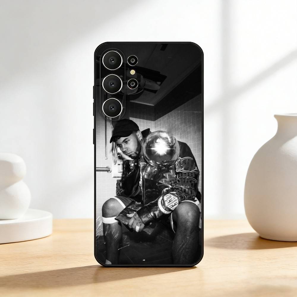 Rapper H-Hades 66 Phone Case For Samsung S26,S25,24,23,22,30,21,10,9,Ultra,Plus,Lite,Black Soft Case