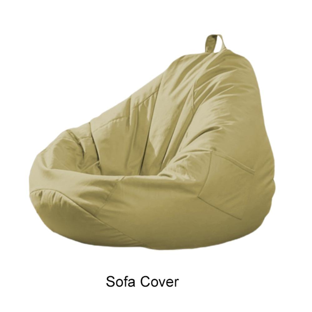 Wasserdichte Sitzsack-Sofa-Abdeckung mit Griff und Tasche Puff-Sofa-Abdeckung Faul-Sofa-Abdeckung Kinder