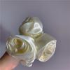 French Silk Headband, Retro Rose, Three-dimensional Flower, Large Intestine Hair Tie, Female Korean Version