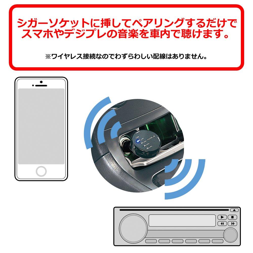 Carmate ME159 Car FM Transmitter with Bluetooth Connection and NFC Pairing for iPhone 8/8 Plus/X