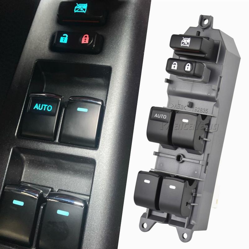 

Светодиодный выключатель стеклоподъемника с подсветкой для Toyota RAV4 Camry Corolla Yaris Highlander Cruiser Vios левостороннее расположение подсветка