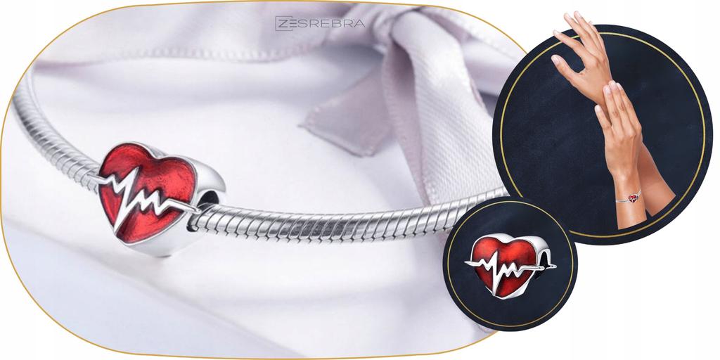 Charms Heart Pr 925 Bead S925 Pendant Beads