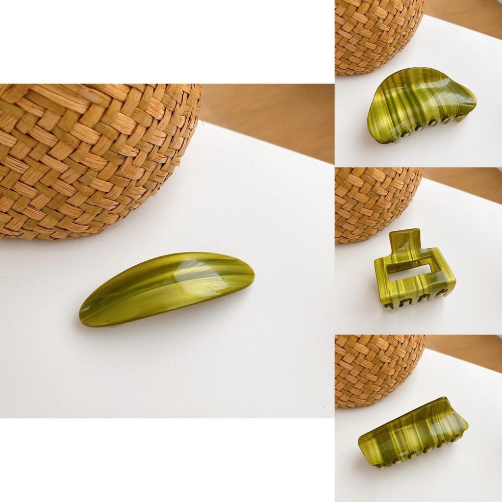 Chic Korean Style Acetate Hair Claw Clips For Women Sophisticated Hair Decor