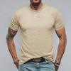 Men's Short Sleeve T Shirts Fit Soft Athletic T-shirt Moisture Wicking Casual Tee Tops Crew Neck Solid Summer Breathable Lightweight T-shirts for Men