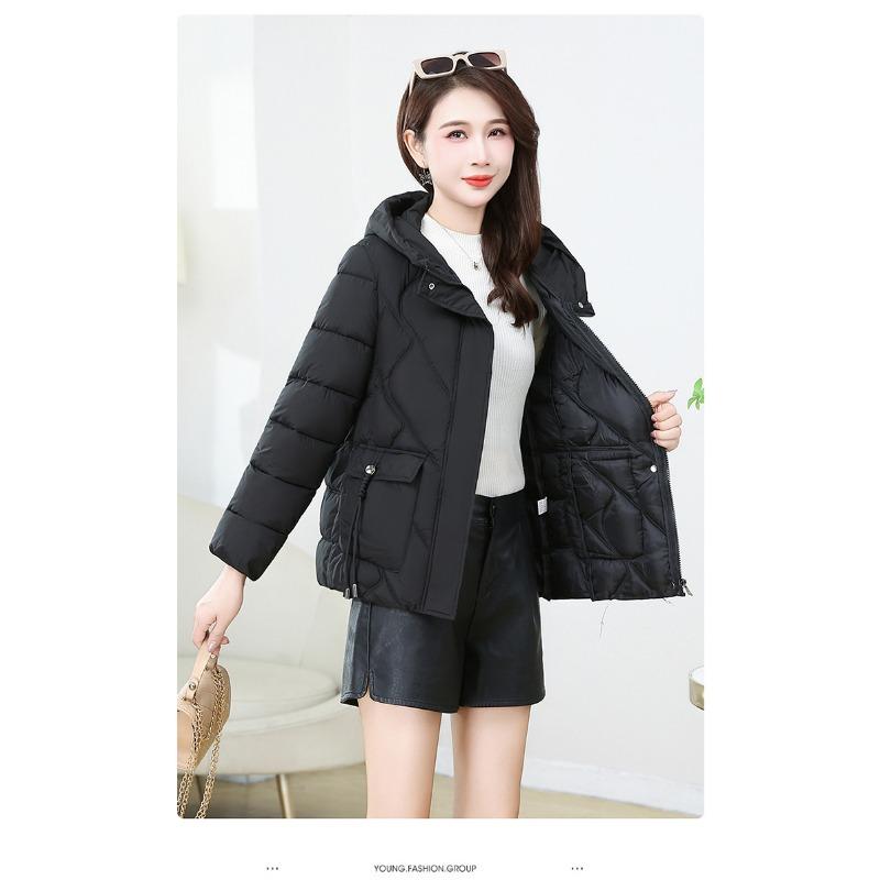 

Padded clothes women s short padded clothes autumn and winter new small slim and thin thickened warm jacket padded jacket XL