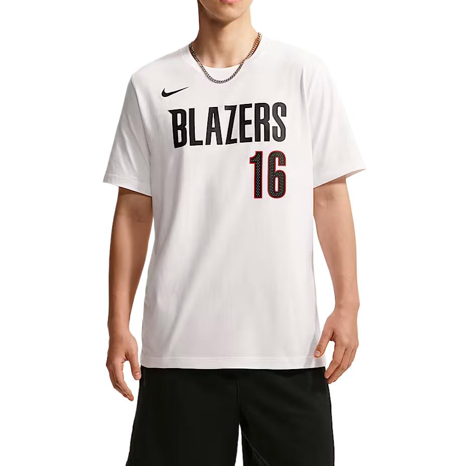 Мужская футболка Nike Essentials NBA Portland Trail Blazers Хлопок Мягкая Легкая Топы HQ9015-103 S