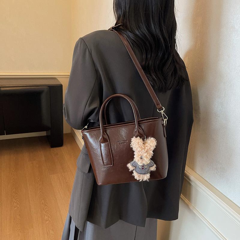 2025 Retro Texture Small Women's Mori Style Shoulder & Crossbody Bag - Autumn/Winter Fashion Bucket Handbag