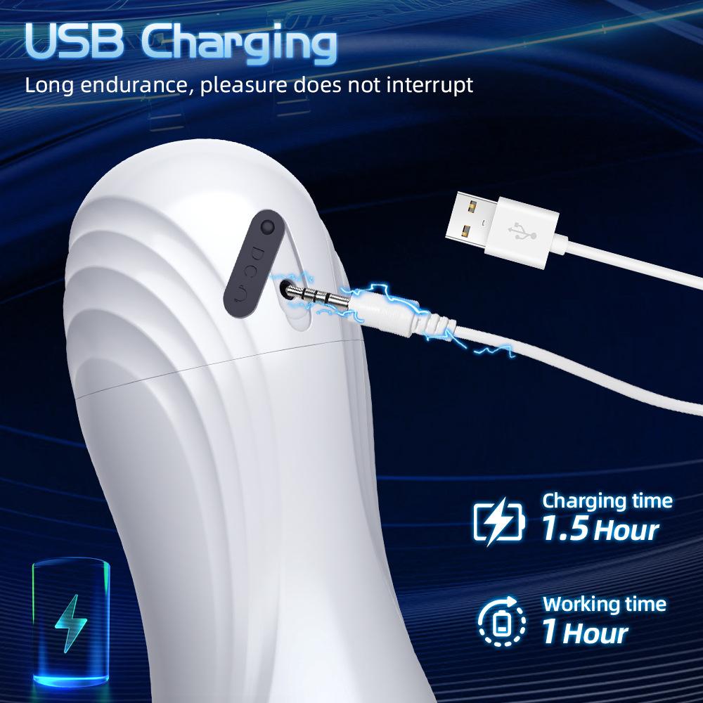 Octopus Tentacle Penis Training Cup - Electric Stimulation Male Masturbator, Rechargeable Adult Sex Toy for Men