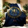 Chelsea F.C Pattern Blanket for Home Decoration, Bed, Sofa, Car Travel, Camping, Suitable for All Seasons, Birthday Christmas Gift