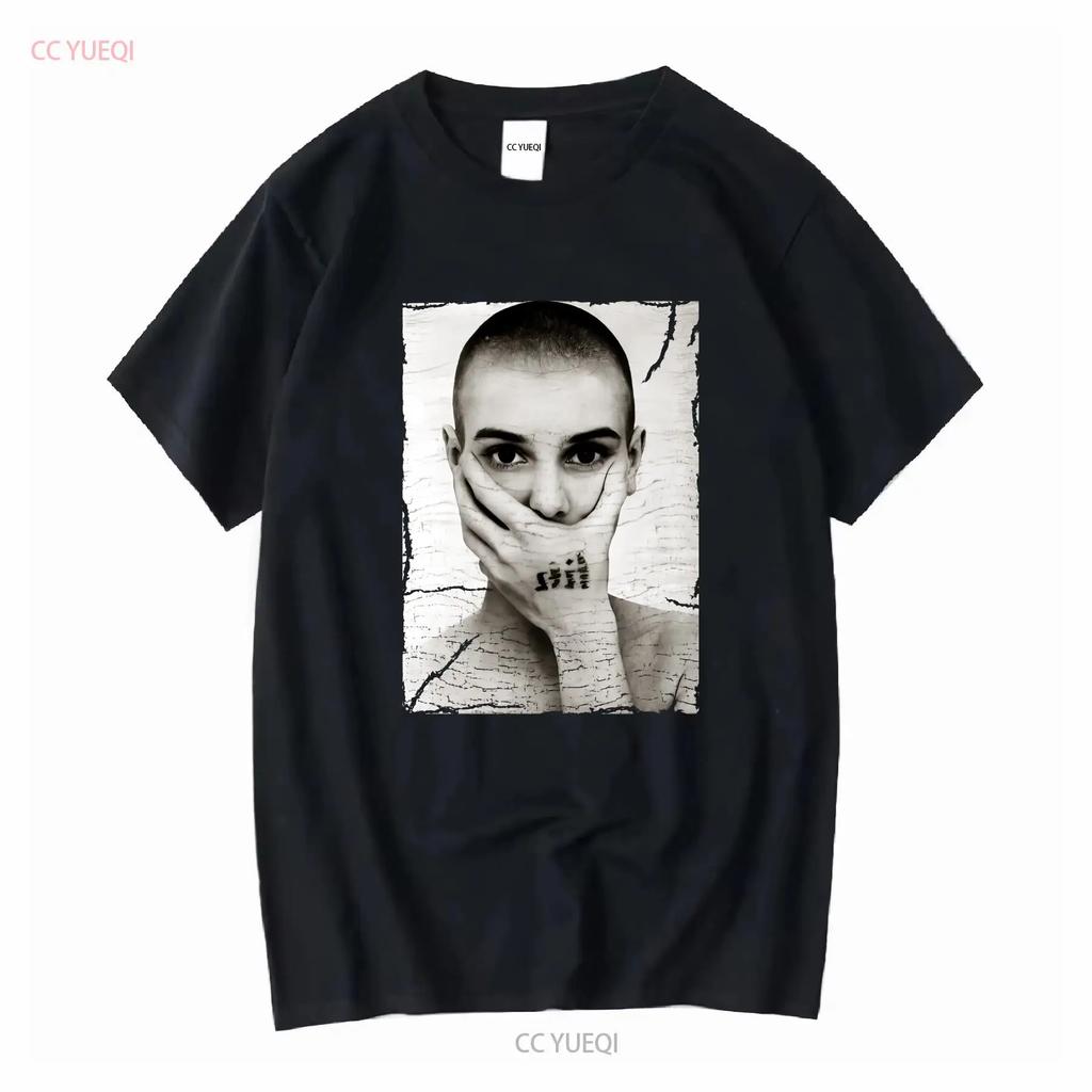 VTG Sinead O Connor smoking T shirt Short sleeve All sizes Te57379875 vintage Washed Slightly Top For Everyday Wear Casual Soft