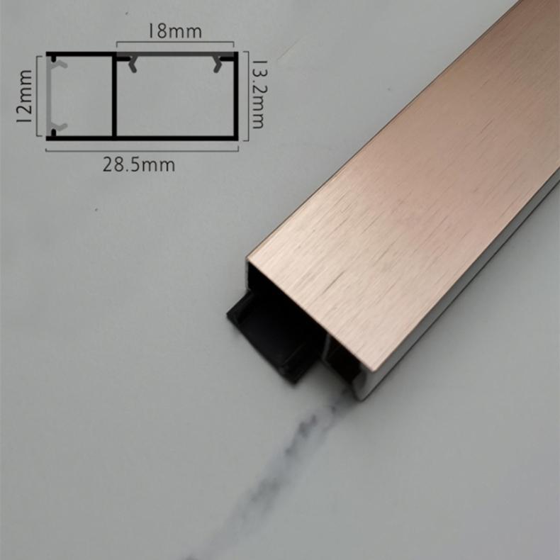 0.5m 1m 1.5m 30mm Height LED Aluminium Profile Baseboard Hard Bar Light Channel Ceiling Background Wall Decorative Linear Lamp