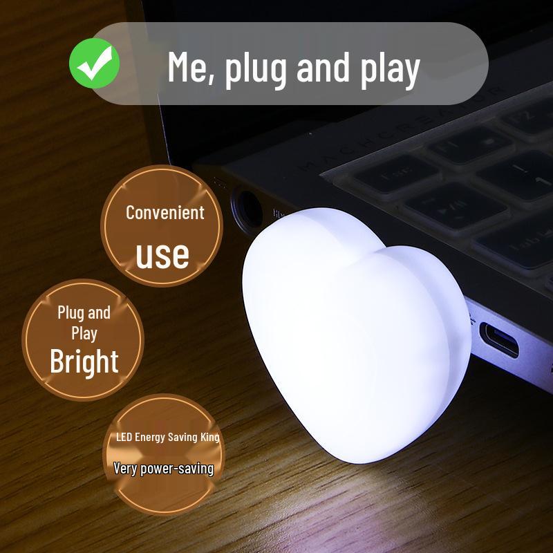 Креативный USB Ночник Аниме «Погоня за звездами» - Энергосберегающая, Защищающая глаза прикроватная лампа для спальни 0.2W