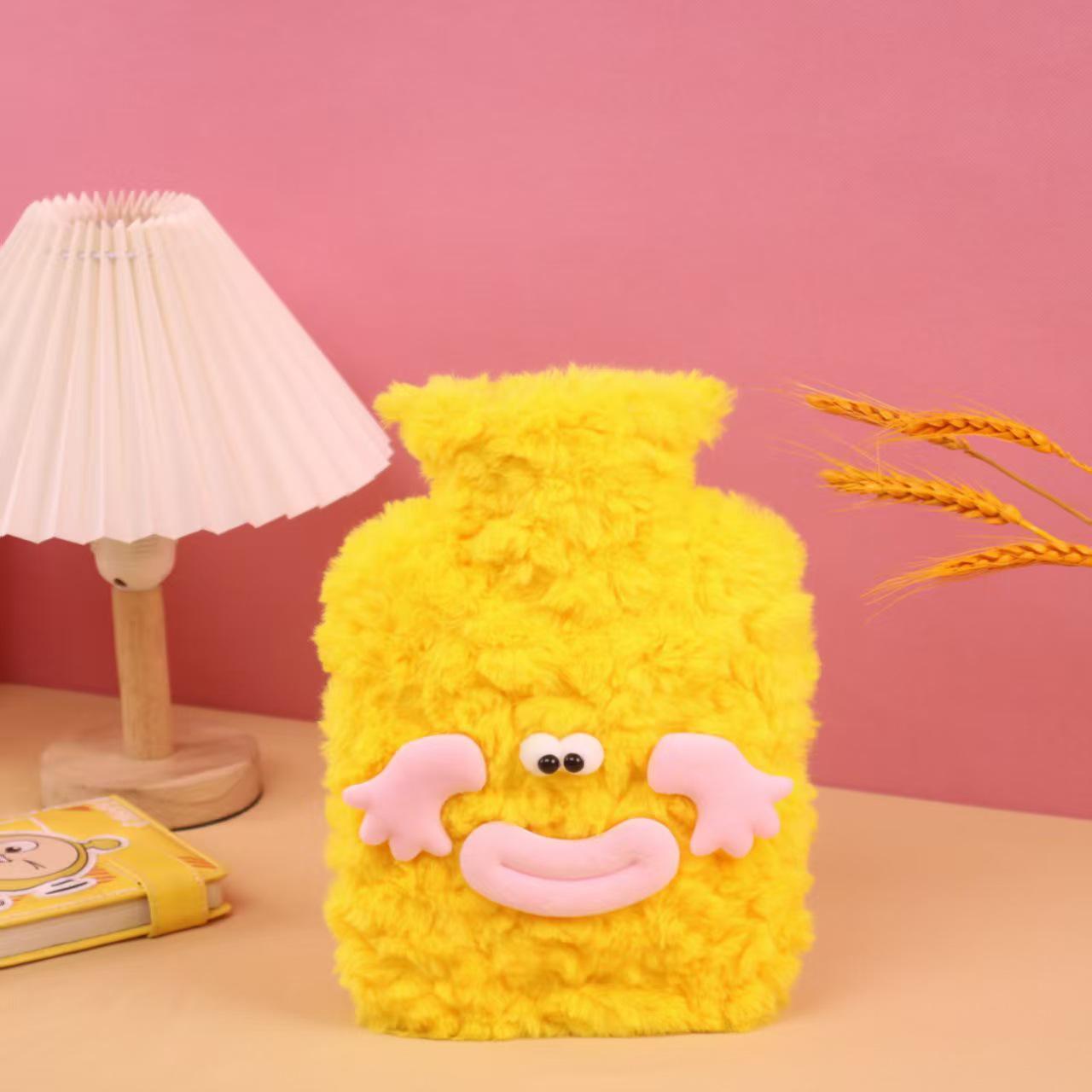 

Adorable Hot Water Bottle & Hand Warmer for Belly - Great for Women & Babies 1000ML