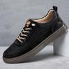 2024 New Men's Summer  Casual Leather Shoes Luxury Men Designer Outdoor Comfort Breathable Casual Shoe Walking Shoes