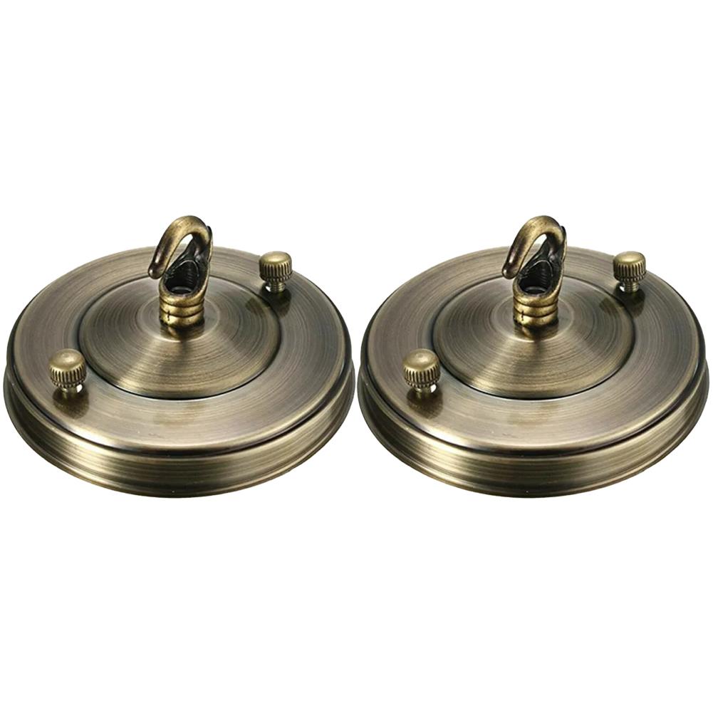 

2 шт. Крючок для основания лампы, потолочный крючок, светильник, детали подвесного светильника, люстра, лампочка, люстра, аксессуар для лампы бронзовый