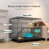 Large Indoor Rabbit Cage with Automatic Manure Cleaning for Household Use