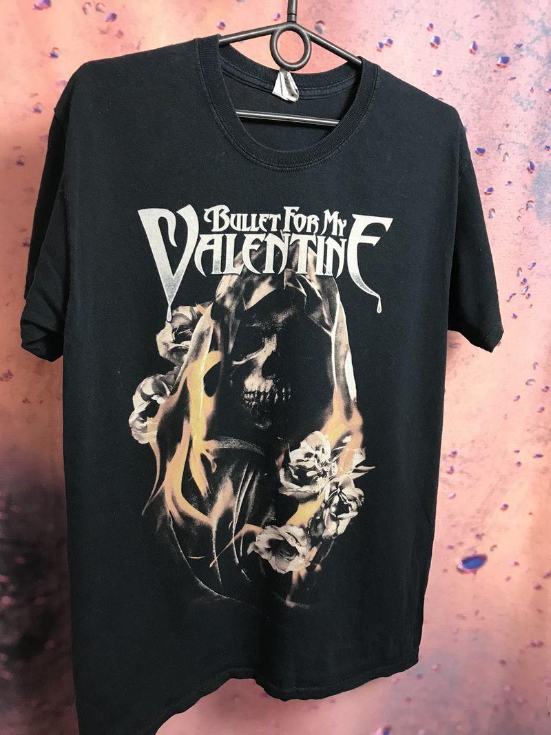 Bullet For My Valentine Band Rock Black Unisex Heavy Cotton Shirt Reprint KH6803 XXXXL