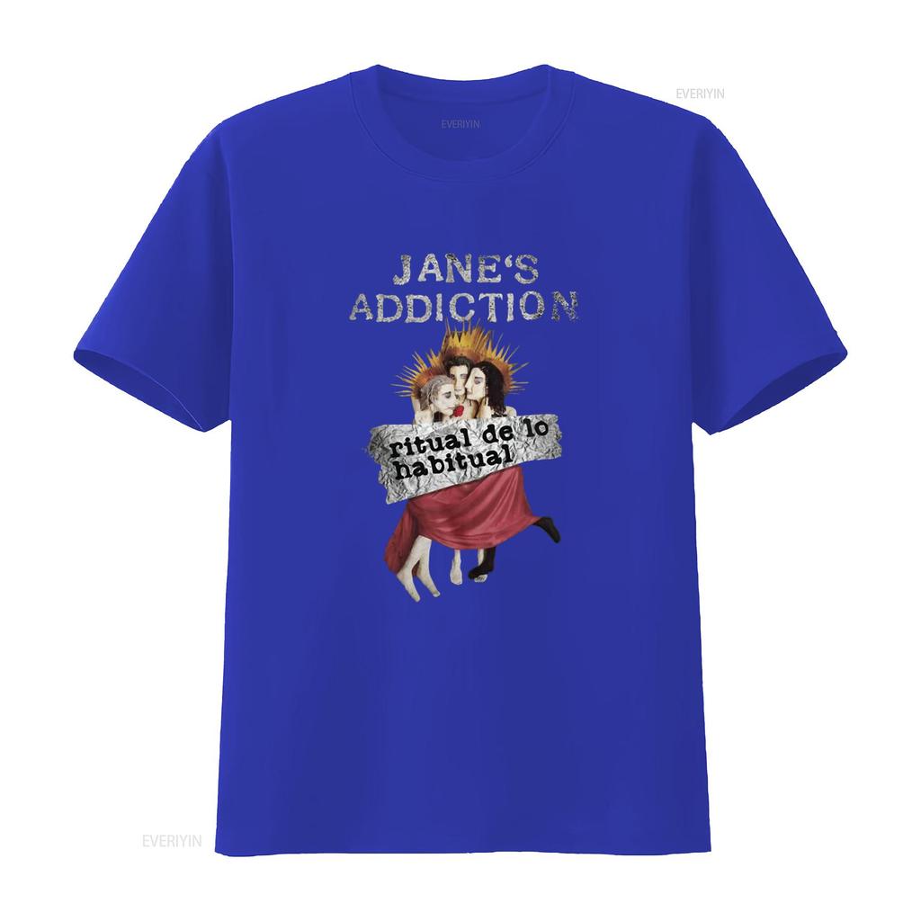 Janes Addiction Ritual De Lo Habitual Black Mens Licensed Rock Band T Shirt Vintage Washed Graphic Streetwear Unisex