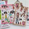 DIY Stickers Deco Stationery Stickers Cute Millennium Anime Story Stickers Phone Craft Stickers