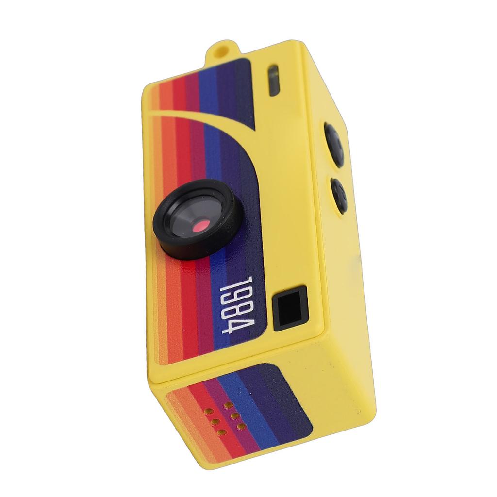 Keychain Camera 1080P HD Video Recorder Retro Thumb Camera with 0.96 Inch TFT Display 500mAh Battery Type C Charging