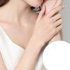 Schöne Rosa Engelsflügel Ringe, Verstellbare Öffnungsgröße Ringe für Damen Teenager Mädchen, Verstellbarer Ring Schmuck, Bestes Geburtstagsgeschenk