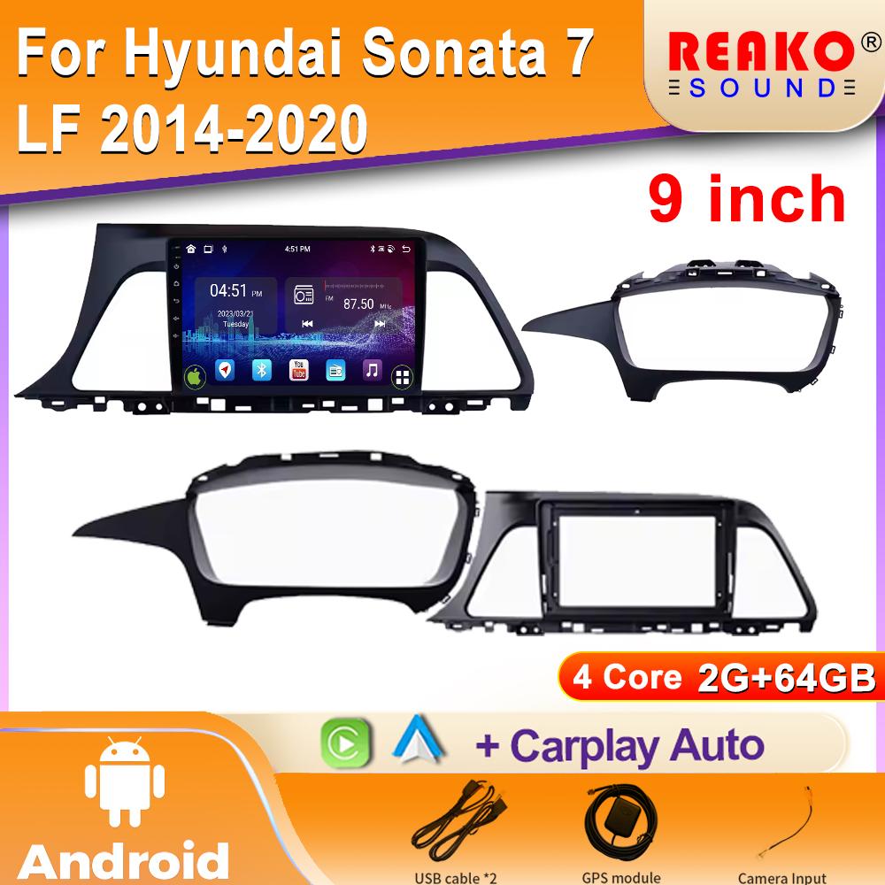 Android-Autoradio für Hyundai Sonata 7 LF (2014–2020) mit GPS-Navigation, Multimedia-Player, 2-DIN-Anschluss, 5G und WLAN
