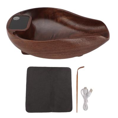 Dřevěná čajová váha s vysokou přesností 0,1 g a rozlišením 0,01 oz, dobíjecí, elegantní kuchyňská