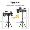 Factory Sale Portable Gig Bar Moving Head RGBW LED Beam Lights Derby Par Spot Strobe 5-in-1 Effect Bar Stand Light for KTV DJ