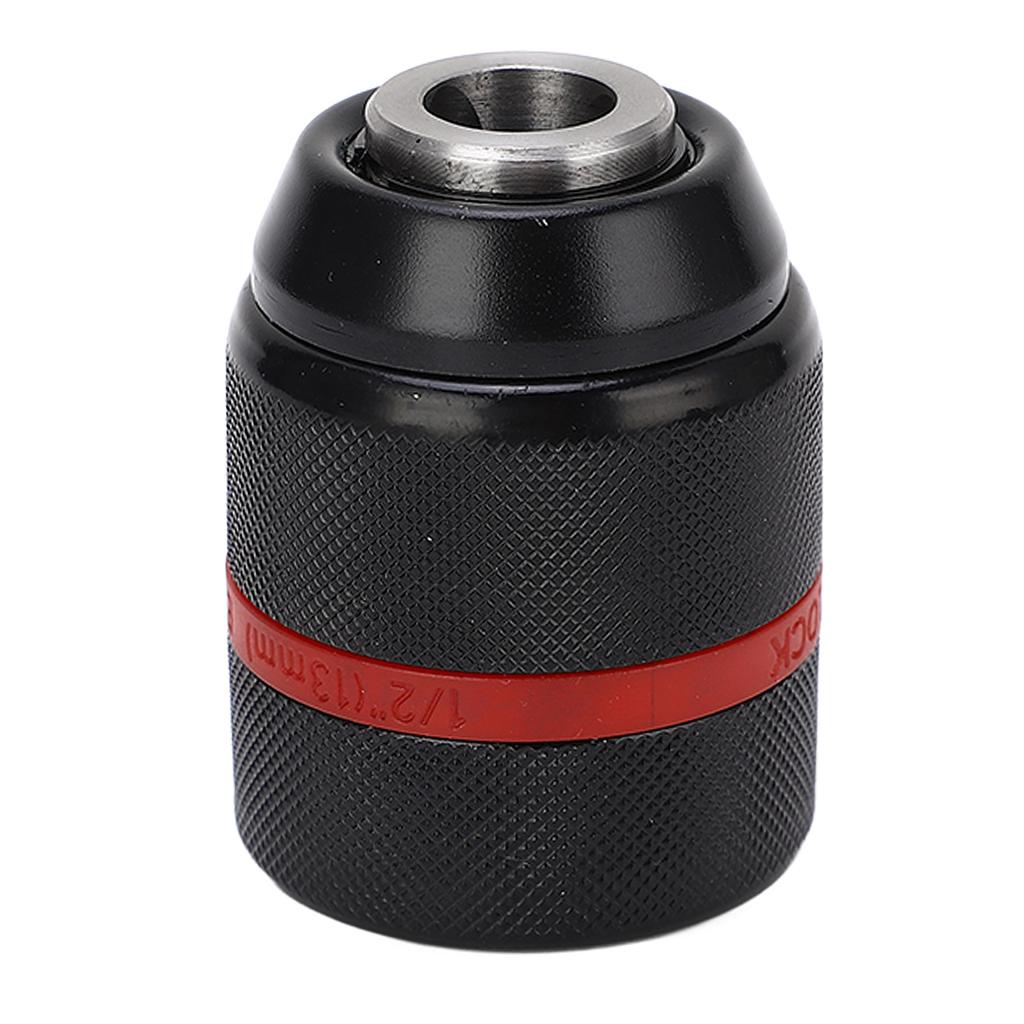 Keyless Drill Chuck 1 2‑20UNF Mount Self Tightening Electric Drill Chuck 2‑13mm Clamping Range Round 58mm   2.3in