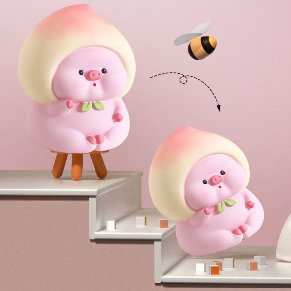 Odporna na upadki Skarbonka w kształcie świnki-owocu Słodkie ozdoby w kształcie świnki-owocu Modny kreskówkowy pojemnik do oszczędzania Prezent urodzinowy