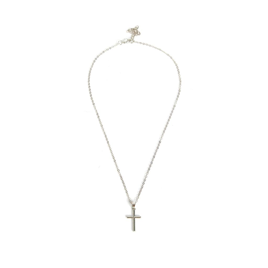 Jednoduchý temperamentní křížový náhrdelník s přívěskem pro muže ženy všestranné minimalistické vintage náhrdelníky šperky doplňky dárky