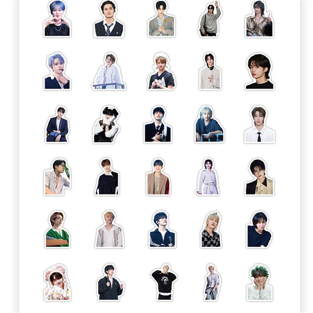 100 male group stickers, personalized decorations for foreign celebrities, account stickers, mobile skateboard stickers