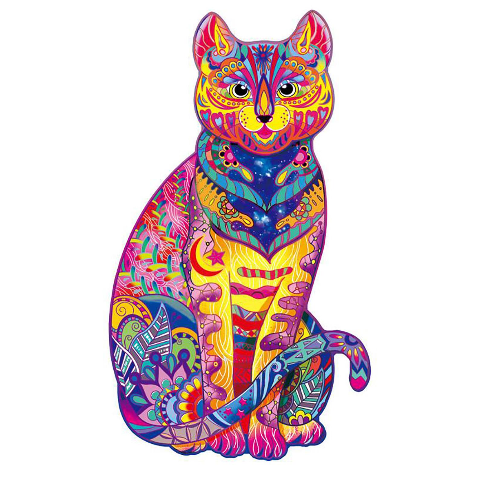 

Уникальная форма кусочков деревянных пазлов в форме животных Подарочная коробка для взрослых и детей